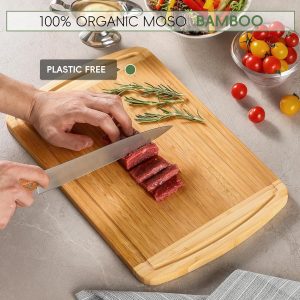 Bamboo Cutting Board with Juice Groove China Factory