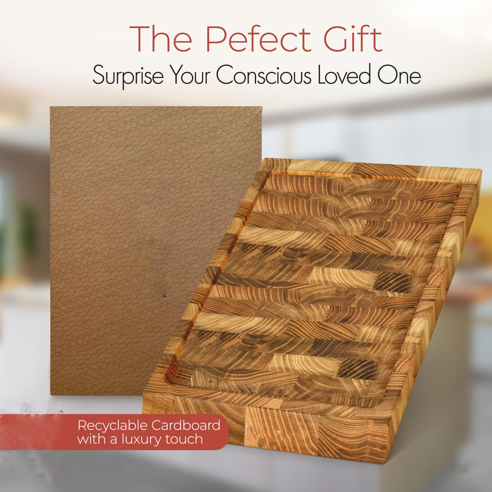 Teak Wood Cutting Board Serving Tray Kitchen Chopping Board Set China Custom Factory - Image 7