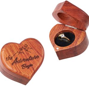 Wood Jewelry Ring Box Gift Box China Custom Factory