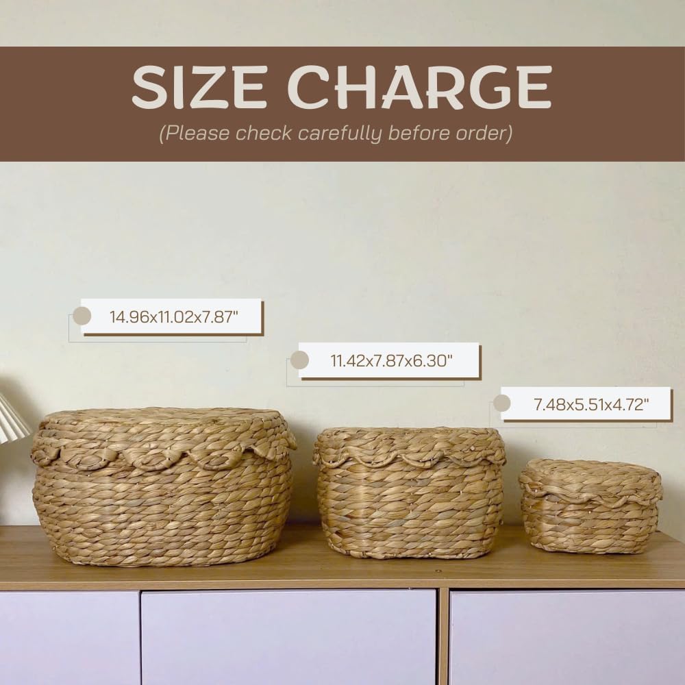 Water hyacinth Storage Basket With Lids China Supplier - Image 4