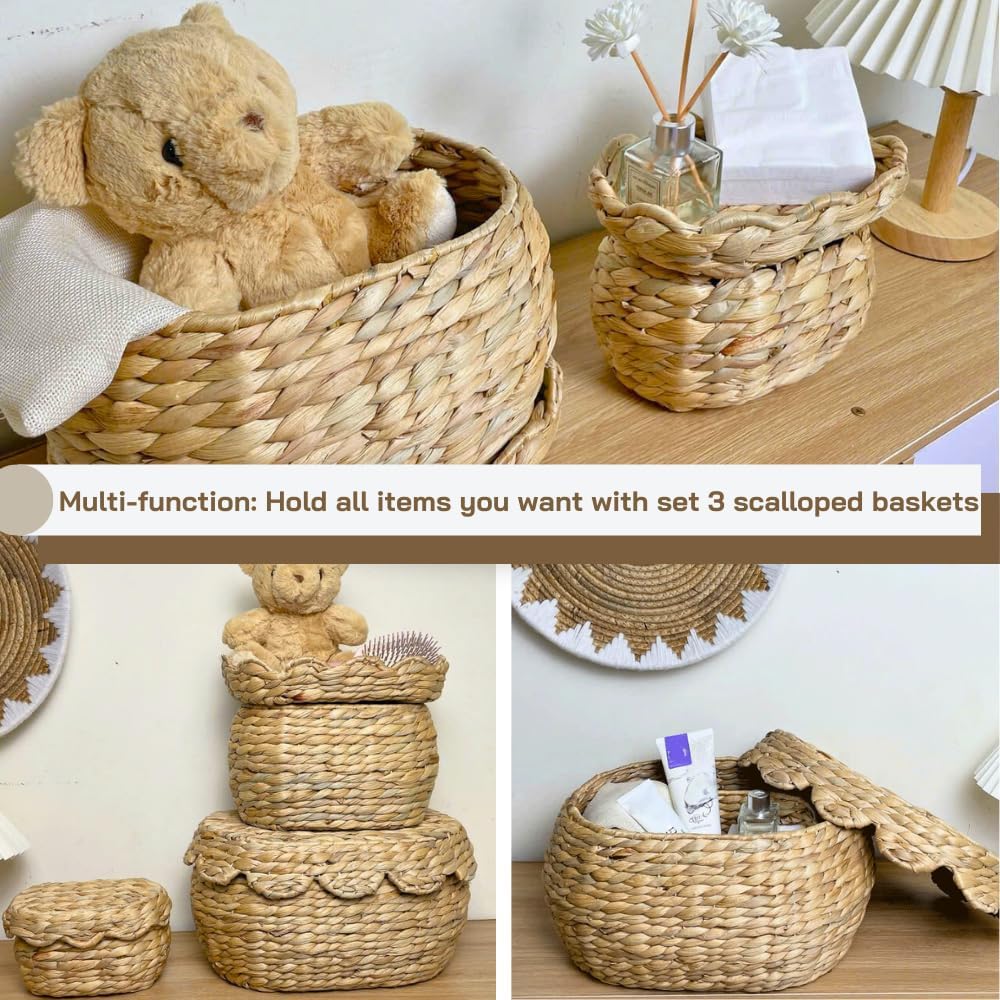 Water hyacinth Storage Basket With Lids China Supplier - Image 5