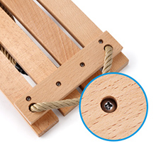 China Factory Direct Supplier Wood Tree Swing Seat Tree Swing Chair - Image 4