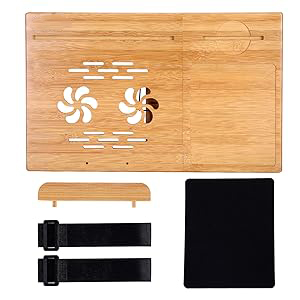 China Factory Direct Supplier Bamboo Treadmill Laptop Stand Detachable Treadmill Desk Attachment Bamboo Walking Laptop Stand - Image 3