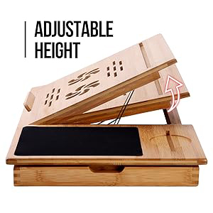 China Factory Direct Supplier Bamboo Treadmill Laptop Stand Detachable Treadmill Desk Attachment Bamboo Walking Laptop Stand - Image 2