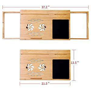 China Factory Direct Supplier Bamboo Treadmill Laptop Stand Detachable Treadmill Desk Attachment Bamboo Walking Laptop Stand - Image 5