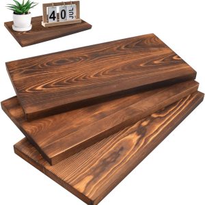 Paulownia Laminated Wood Shelf Vintage Style Home Decor shelf Aesthetic shelf Countertop Table Top Bamboo Wooden Products Manufacturer