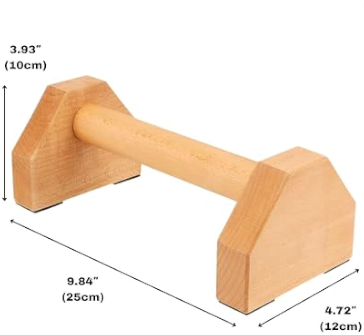 Beech Wood Parallettes Push Up Bars Wrists-Joint Supportive Push Up Stands Bamboo Wooden Products Manufacturer - Image 4