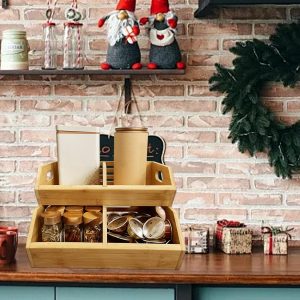 Bamboo Stackable Vegetable Storage Bins Durable Food Grade Easy Clean Multi Purpose Basket Bamboo Wooden Products Manufacturer