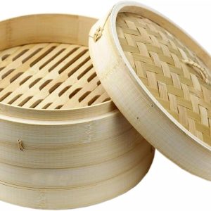 Bamboo Steamer Basket Handmade Traditional Healthy Cooking Dumpling Steamer Bamboo Wooden Products Manufacturer