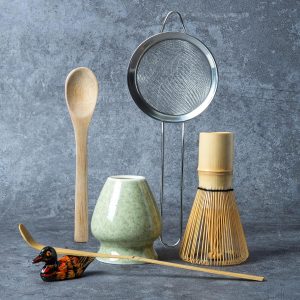 Matcha Making Kit Whisk Bamboo Scoop Powder Starter Sifter Spoon Tea Tools