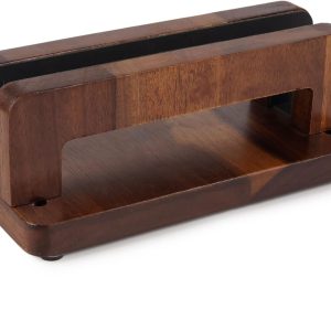 3 Slots Acacia Wood Vertical Laptop Stand Adjustable Wooden Laptop Holder Dock Non Slip Storage Rack Compatible with MacBook Surface Gaming Laptops Tablets China Products Manufacturer