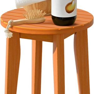 Round 16 Inch Bamboo Shower Stool Waterproof Bathroom Chair Wooden Bath Corner Bench Seat Non Slip Bamboo Shaving Stool China Products Manufacturer