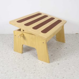 Bamboo Home Office Adjustable Foot Rest for Under Desk Supports Foot Comfort Reduces Leg Pressure China Supplier