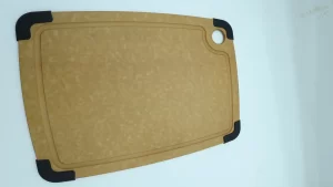 Daily care and maintenance products for a wood fiber cutting board