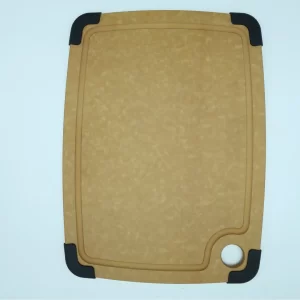 How to use a wood fiber cutting board safely on a kitchen countertop